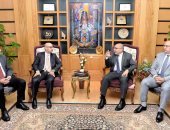 جامعة المنصورة تستقبل الملحق الثقافى الأردنى لبحث سبل التعاون