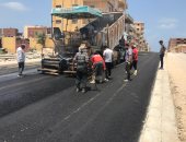 تفاصيل رصف شوارع جديدة بمدينة العريش.. صور