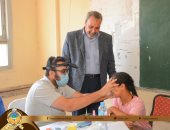 حياة كريمة.. فحص وعلاج 1159 حالة بقافلة جامعة طنطا الطبية بـ"قطور"