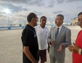 نائب رئيس جامعة الإسكندرية يتفقد بطولة الجامعات الشاطئية فى معسكر باجوش 