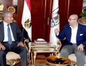 محافظ بنى سويف يستقبل وزير التموين لتفقد عدد من المشروعات بالمحافظة