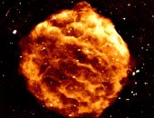 صورة مذهلة لبقايا نجم منفجر عالجها كمبيوتر أسترالى جديد