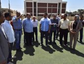 محافظ أسيوط يتفقد أعمال تطوير ورفع كفاءة مستشفى الحميات ومركز الشباب بقرية الشامية