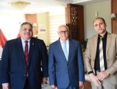محافظ بورسعيد يستقبل لجنة مركز معلومات التنمية المحلية