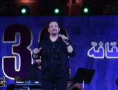 هشام عباس يتألق فى أولى حفلات مهرجان القلعة بأغانى "ليلة يا ليلة" و"يتربى فى عزو"..صور