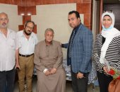 وفد من مجلة نور للأطفال يزور مصابى حريق كنيسة «أبو سيفين» للاطمئنان على صحتهم