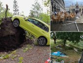 13 حالة وفاة فى فرنسا وإيطاليا والنمسا بسبب العواصف.. صور