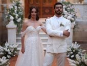 على العربى مخرج كباتن الزعترى يحتفل بزواجه على راقصة الباليه أسمينا جانى
