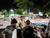 تحرير 8 محاضر إشغالات بشارع الكورنيش بمدينة المنيا