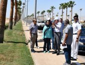 محافظ جنوب سيناء يتابع العمل بالمنطقة الترفيهية وساحة العلم بشرم الشيخ