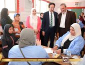 فحص وعلاج 1140 حالة فى قافلة طبية بسمنود وتحويل 54 مريضا لمستشفيات جامعة طنطا