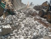 إزالة 160 حالة إشغال طريق  بمدينة الواسطى شمال بنى سويف