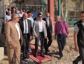 وزير الشباب والرياضة ومحافظ القليوبية يتفقدان نادى القناطر الخيرية