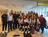 بعثة شابات الطائرة تغادر إلى تونس للمشاركة فى البطولة الأفريقية 