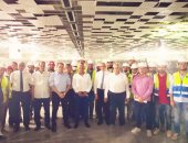  وزير قطاع الأعمال يجري جولة تفقدية بمواقع الإنشاءات الجديدة لمصانع غزل المحلة