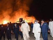 الكويت: السيطرة على حريق هائل فى مستودعات ميناء عبدالله