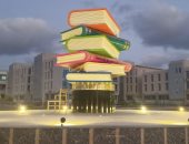 جامعة دمياط تنتهي من ميدان الكتب ضمن مشروعات تطوير الجامعة 