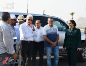 محافظ جنوب سيناء يتابع معدلات التنفيذ لأعمال إنشاء مجمع البنوك والمول التجاري