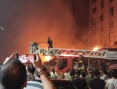السيطرة على حريق  فى سيدى بشر بالإسكندرية.. صور وفيديو