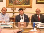 وزير الشباب والرياضة يشهد اجتماع مجلس إدارة اللجنة الأولمبية