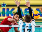 خسارة رجال الطائرة أمام  الأرجنتين فى بطولة العالم 