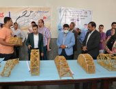 جسور مصنوعة من أعواد المكرونة بفعالية تعليمية ترفيهية بكلية الهندسة جامعة دمياط