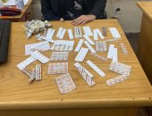 جمارك مطار القاهرة تضبط محاولتى تهريب أقراص الترامادول المخدرة