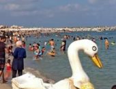 السياحة والمصايف بالإسكندرية: نسبة الإشغالات على الشواطئ بلغت 55%.. صور