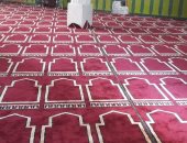 الإنتهاء من فرش مسجد الحاج حسن بالدير بمدينة إسنا بالسجاد الجديد 