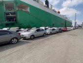 تفريغ 1309 سيارات وتداول 17 سفينة بميناءى شرق وغرب بورسعيد