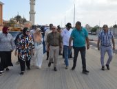 محافظ بورسعيد يتفقد أعمال تطوير ورفع كفاءة المرحلة الأولى من شارع 23 يوليو