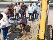 "مياه الإسكندرية" تشن حملات إزالة تعديات على شبكة مياه الشرب بالأحياء