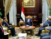 رئيس مجلس الشيوخ يلتقى سفير طاجيكستان بالقاهرة