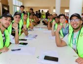المعسكر الطلابى لجامعة حلوان بمطروح يستقبل شباب العمل التطوعى بصندوق مكافحة الإدمان