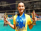 لارا طارق تفوز بـ 8 ميداليات ذهبية فى بطولة الجيزة الصيفية للسباحة