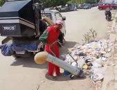 حملة نظافة مكبرة بشوارع حى مصر القديمة