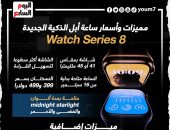 مميزات وأسعار ساعة أبل الذكية الجديدة Watch Series 8 .. إنفوجراف