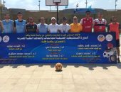 جامعة القناة تفوز بمركز الأول للكرة الخماسية والثانى بالسلة فى دورى الجامعات