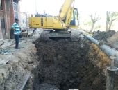 حياة كريمة ببنى سويف.. صرف صحى ومكتب خدمات بريدية بقرية طنسا الملق 