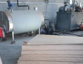 ضبط مصنع لتصنيع ألواح خشب الأبلكاش بدون ترخيص فى دمياط 