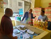 وكيل تموين الإسكندرية يتفقد مخازن الجملة للتأكد من توافر السلع الاستراتيجية