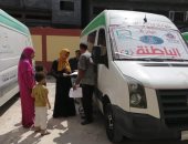 فحص 1200 مواطن في دمياط من خلال قوافل "حياة كريمة" .. صور