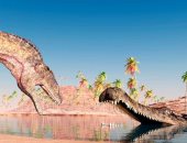 دراسة حديثة تكشف: التماسيح طاردت الديناصورات فى الصحراء الكبرى