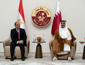 الرئيس السيسى يؤكد فى اتصال هاتفى بالأمير تميم إدانة مصر ورفضها لأى انتهاك يمس بسيادة دولة قطر.. ويشيد بكفاءة منظومات الدفاع الجوى في التصدي للهجوم الإيرانى.. والجانبان يبحثان التوصل لوقف إطلاق النار فى غزة