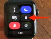 ما هى أيقونة "قطرة الماء" فى ساعة أبل؟ وكيف يمكن تشغيلها؟