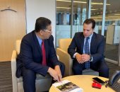 نائب تنسيقية شباب الأحزاب يلتقى نائب رئيس جامعة نيويورك الأمريكية