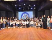 الكنيسة تنظم حفلا لـ 250 طفلا وطفلة من مدرسة الأغصان الصيفية بمسرح جرجا