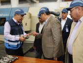 وزير الدولة للإنتاج الحربى يتفقد شركة حلوان لمحركات الديزل