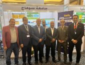 وزير التعليم العالي يشيد بالأبحاث العلمية ونماذج المحاكاة لجامعة سوهاج.. صور