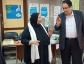 وكيل تعليم الغربية يتابع إدارة التدريب للوقوف على استعدادات فعالية "متحف المناخ"